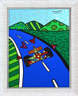 RACE CAR -  Mixed Media Original *SOLD*