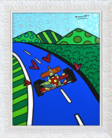 RACE CAR -  Mixed Media Original *SOLD*