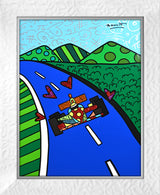 RACE CAR -  Mixed Media Original *SOLD*