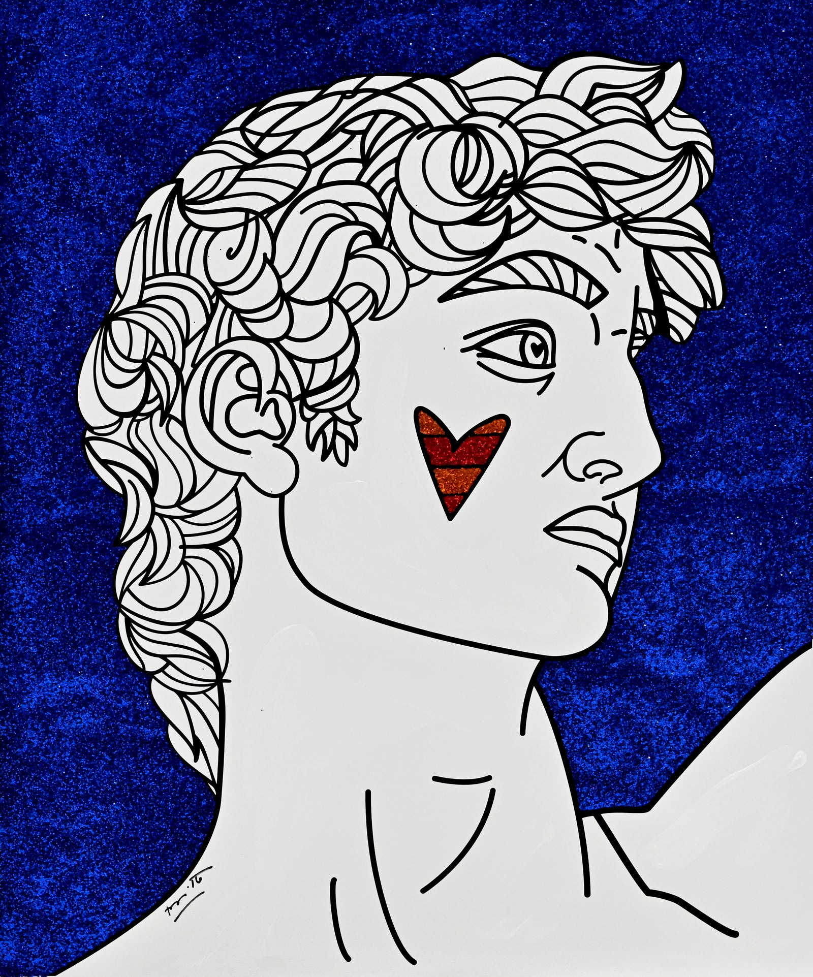 RENAISSANCE MAN -  Mixed Media Original