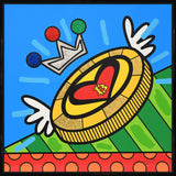 THE BRITTO COIN -  Mixed Media Original