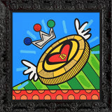 THE BRITTO COIN -  Mixed Media Original