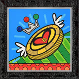 THE BRITTO COIN -  Mixed Media Original