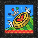 THE BRITTO COIN -  Mixed Media Original