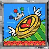 THE BRITTO COIN -  Mixed Media Original
