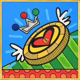 THE BRITTO COIN -  Mixed Media Original