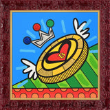 THE BRITTO COIN -  Mixed Media Original