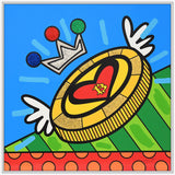 THE BRITTO COIN -  Mixed Media Original