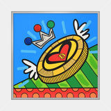 THE BRITTO COIN -  Mixed Media Original