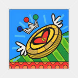THE BRITTO COIN -  Mixed Media Original