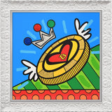 THE BRITTO COIN -  Mixed Media Original