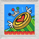 THE BRITTO COIN -  Mixed Media Original