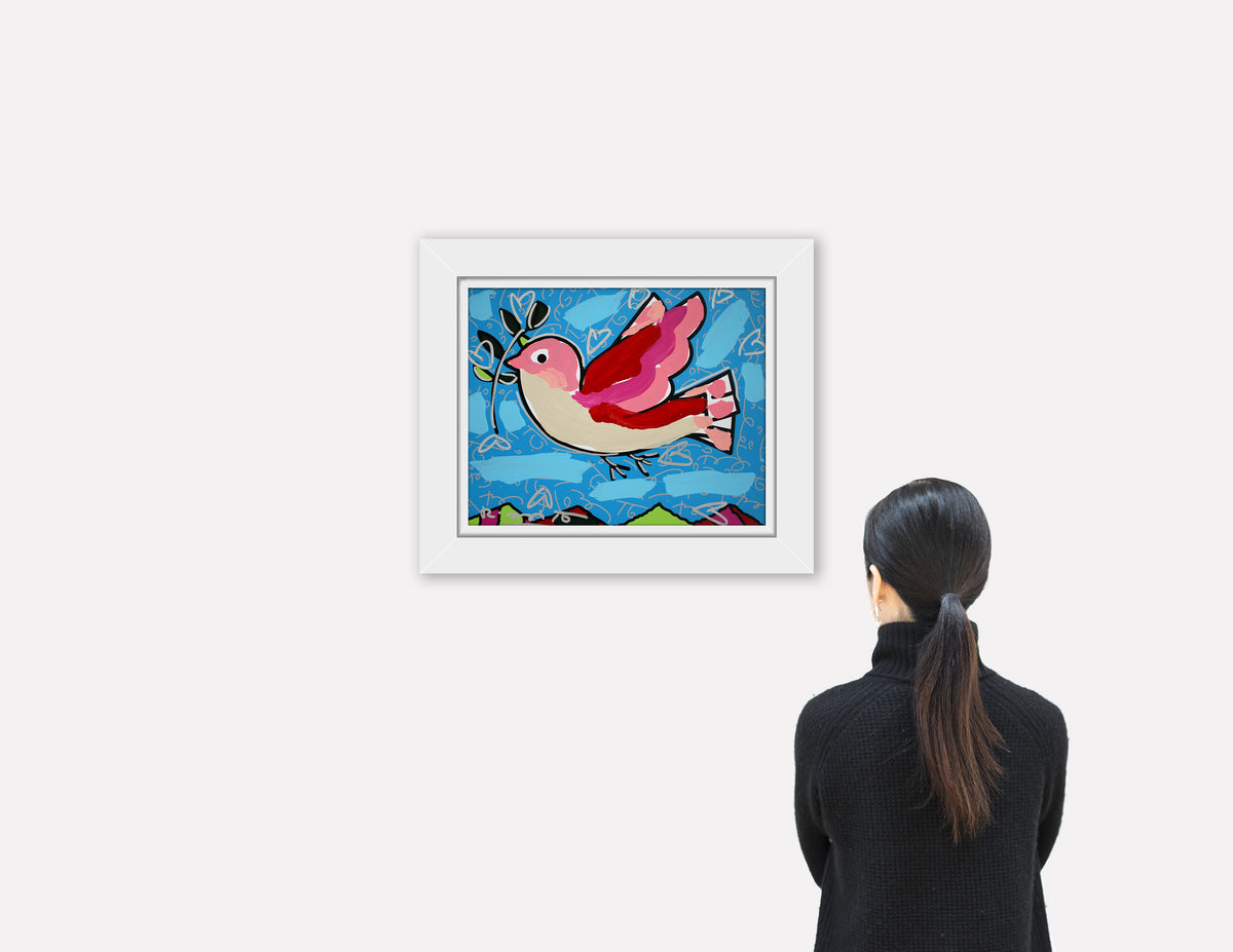 PEACE -  Mixed Media Original