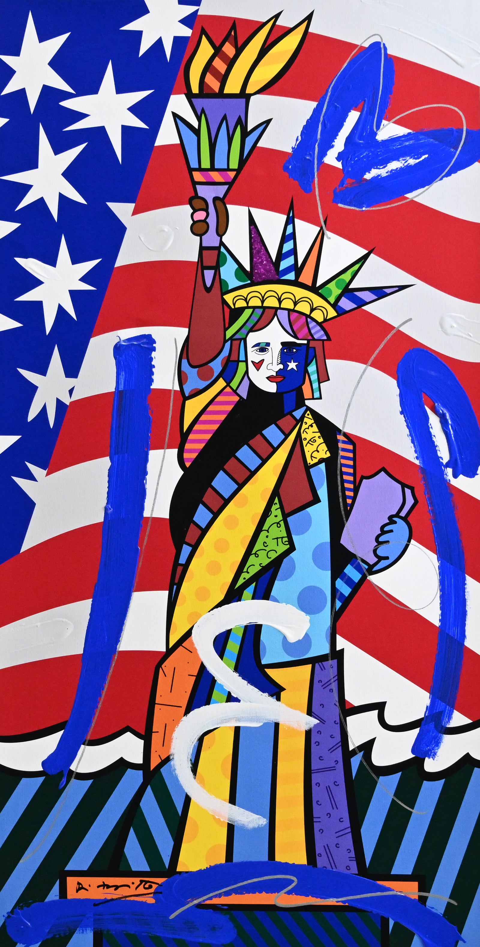 Liberty - Mixed Media Original