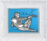 ANGELO (METALLIC BLUE) -  Mixed Media Original
