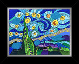 STARRY NIGHT - Mixed Media Original