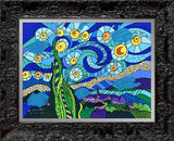STARRY NIGHT - Mixed Media Original