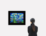 STARRY NIGHT - Mixed Media Original