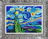 STARRY NIGHT - Mixed Media Original