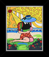 PALM BEACH - Mixed Media Original