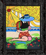 PALM BEACH - Mixed Media Original