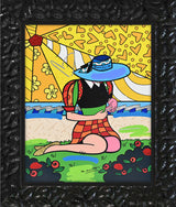 PALM BEACH - Mixed Media Original