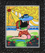 PALM BEACH - Mixed Media Original