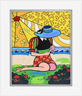 PALM BEACH - Mixed Media Original