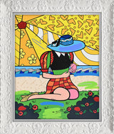 PALM BEACH - Mixed Media Original