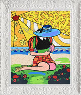 PALM BEACH - Mixed Media Original