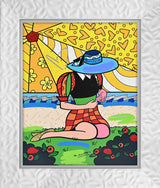 PALM BEACH - Mixed Media Original