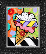 ICE CREAM -  Mixed Media Original
