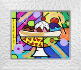 BANANA SPLIT - Mixed Media Original