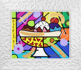 BANANA SPLIT - Mixed Media Original