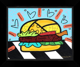 BURGER -  Mixed Media Original *SOLD*