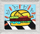 BURGER -  Mixed Media Original *SOLD*