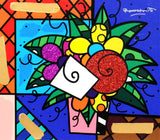 FLOWERS FOR YOU -  Mixed Media Original *SOLD*