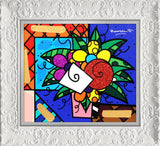 FLOWERS FOR YOU -  Mixed Media Original *SOLD*
