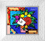 FLOWERS FOR YOU -  Mixed Media Original *SOLD*