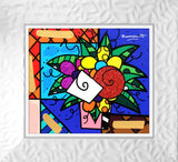 FLOWERS FOR YOU -  Mixed Media Original *SOLD*