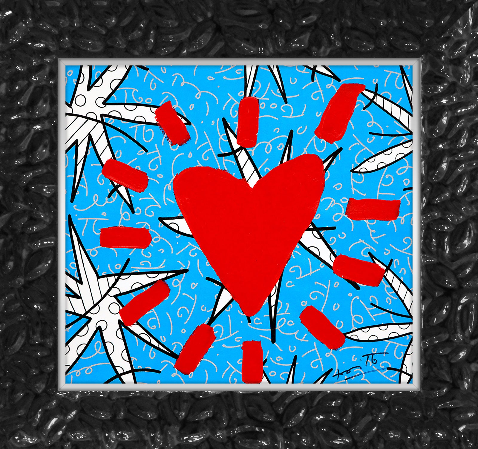 Huge Heart - Mixed Media Original