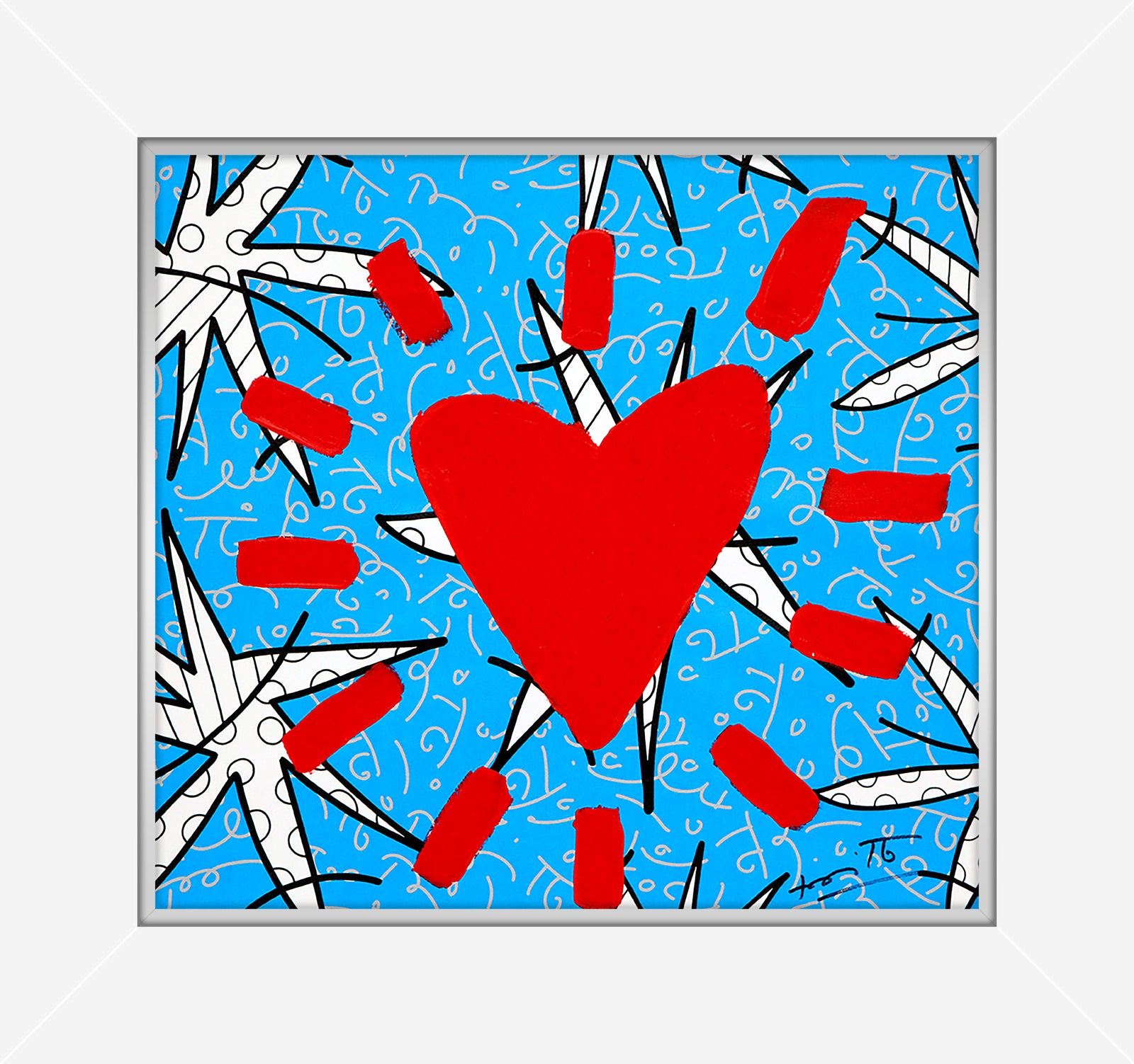 Huge Heart - Mixed Media Original