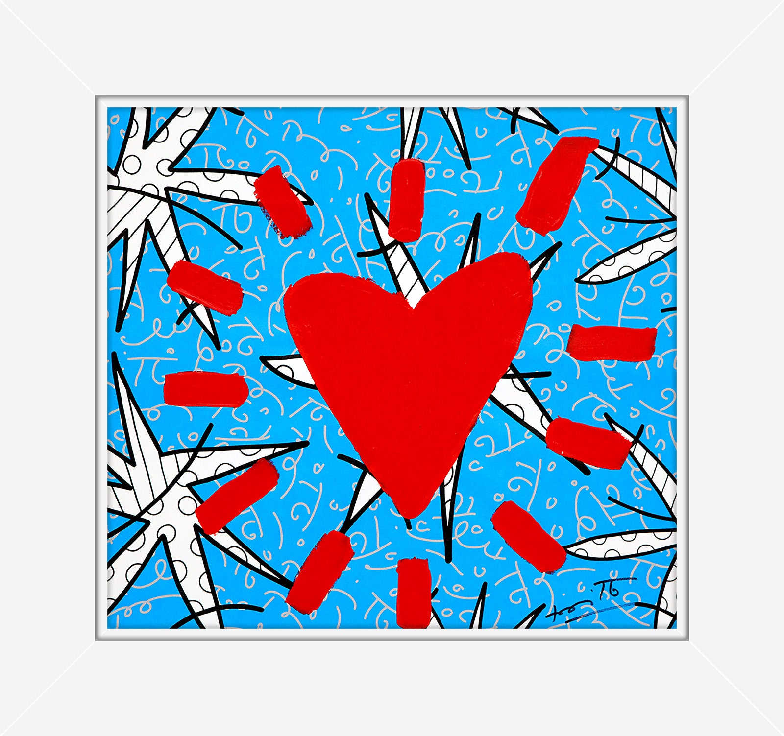 Huge Heart - Mixed Media Original