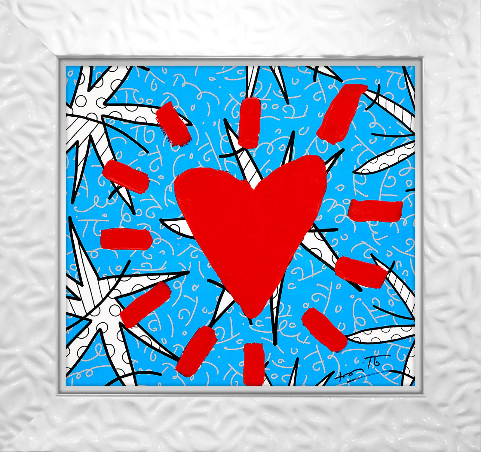 Huge Heart - Mixed Media Original