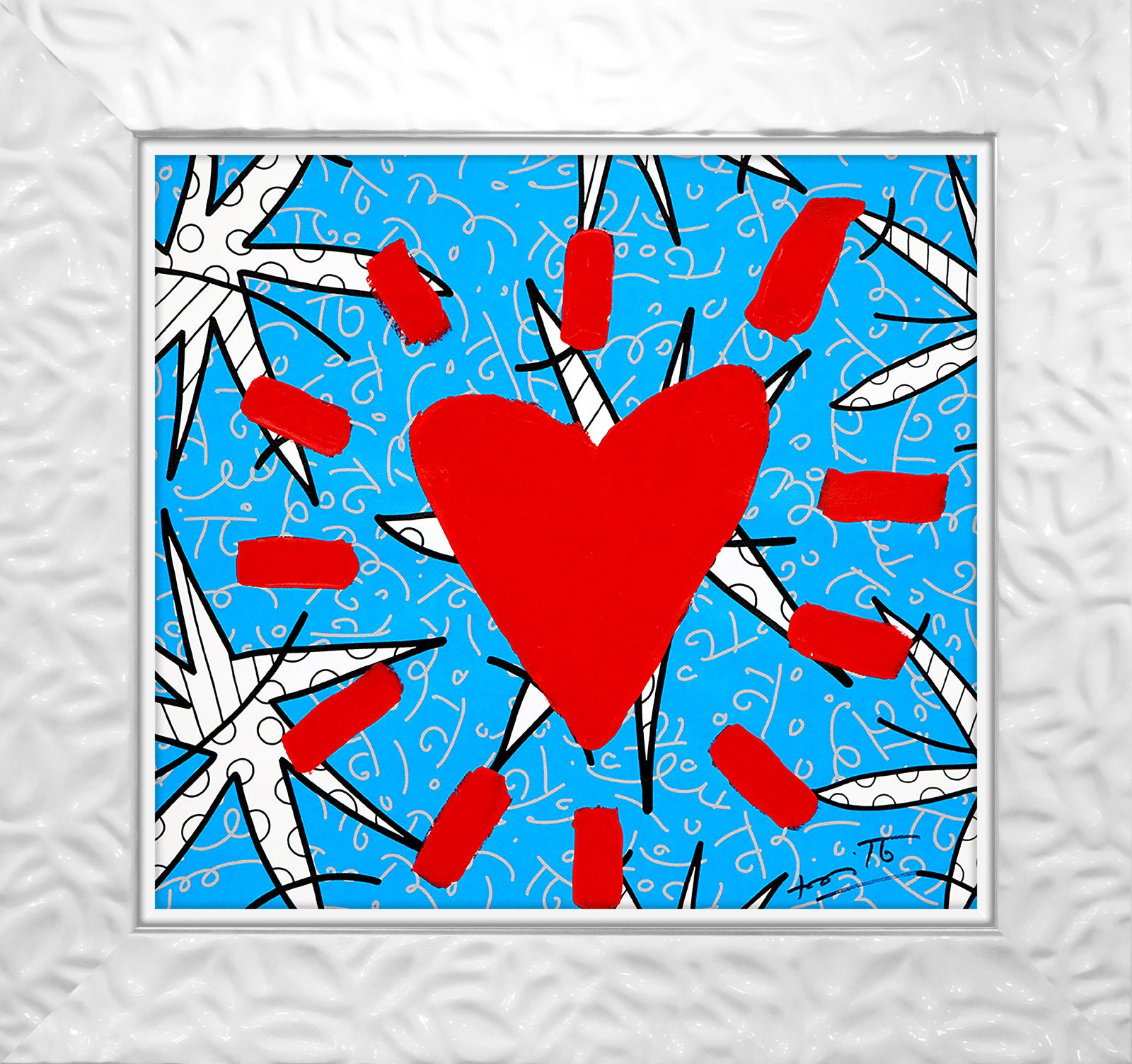 Huge Heart - Mixed Media Original