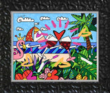 MIAMI BEACH PARADISE -  Mixed Media Original *SOLD*