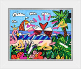 MIAMI BEACH PARADISE -  Mixed Media Original *SOLD*