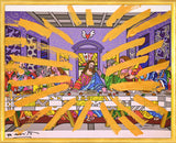 JESUS GLOW -  Mixed Media Original