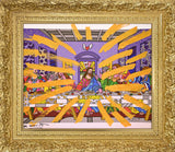 JESUS GLOW -  Mixed Media Original