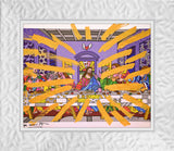JESUS GLOW -  Mixed Media Original